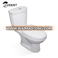 Hot Sale Washdown S-trap White Ceramic Two Piece Toilet With Low Price