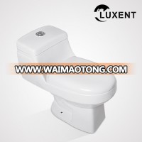 Modern Design Floor Mounted Siphonic White Color Ceramic One Piece Toilet