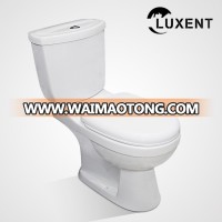 New Arrival Washdown S-trap Floor Mounted Top Button Two Piece Toilet